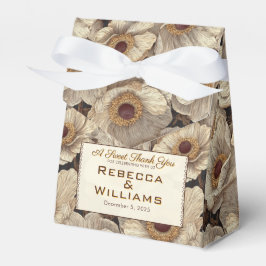 Cozy Anemones Themed Outdoor Wedding フェイバーボックス