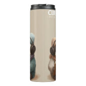 Cozy Animal Friends Reading and Relaxing タンブラー (裏面)