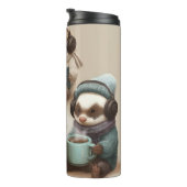 Cozy Animal Friends Reading and Relaxing タンブラー (回転右)