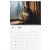 Cozy Animals - Wall Art Calendar カレンダー (2月 2027)