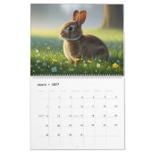 Cozy Animals - Wall Art Calendar カレンダー (3月 2027)