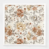 Cozy Autumn Aesthetic Fall Floral Pattern (正面)