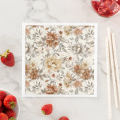 Cozy Autumn Aesthetic Fall Floral Pattern (インサイチュ)