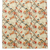 Cozy Autumn Curtain Best Gift for Grandma Grandpa シャワーカーテン (正面)