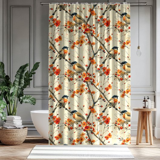 Cozy Autumn Curtain Best Gift for Grandma Grandpa シャワーカーテン