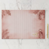 Cozy Autumn Journaling Page with Line Art and Mugs ペーパーパッド (インサイチュ)