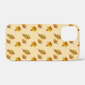 Cozy autumn maple leaves oak leaves  Case-Mate iPhoneケース (裏面 (横))