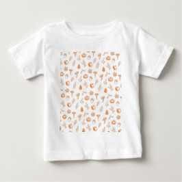 Cozy Autumn Pattern ベビーTシャツ