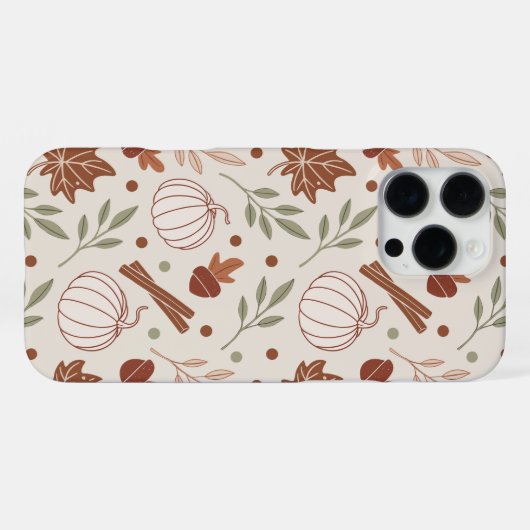 Cozy Autumn Phone Cover iPhoneケース (裏面横)