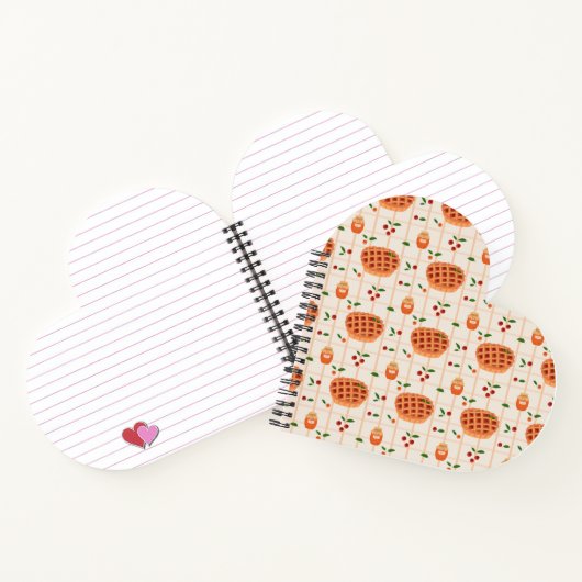 Cozy Autumn Pie and Jam Pattern ノートブック (内部)