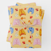 Cozy Autumn Sweater Pattern ラッピングペーパーシート (インサイチュ)