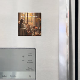 Cozy Autumn Vibes | Personalized Fall Cabin Window マグネット