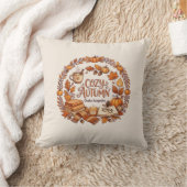 Cozy Autumn Wreath / Otoño Acogedor クッション (ブランケット)