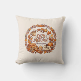Cozy Autumn Wreath / Otoño Acogedor クッション
