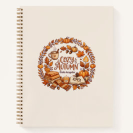 Cozy Autumn Wreath / Otoño Acogedor ノートブック