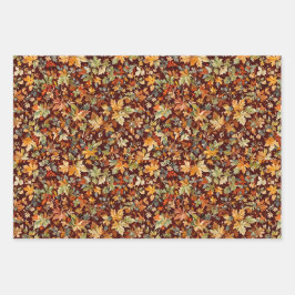 Cozy Autumnal Wrapping Paper ラッピングペーパーシート