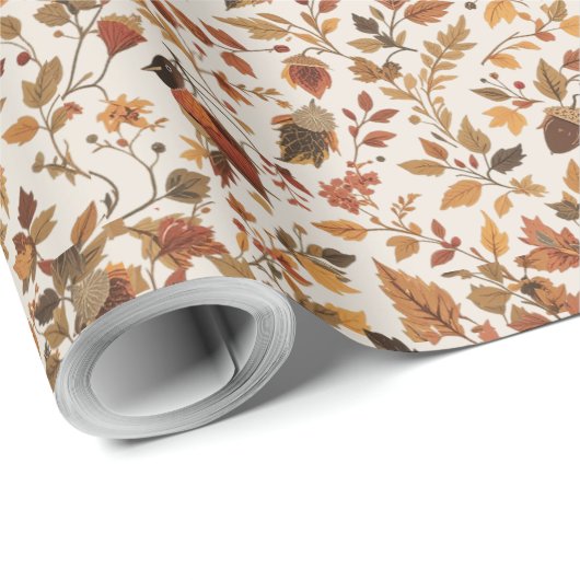 Cozy Autumnal Wrapping Paper ラッピングペーパー (ロールコーナー)