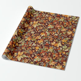 Cozy Autumnal Wrapping Paper ラッピングペーパー