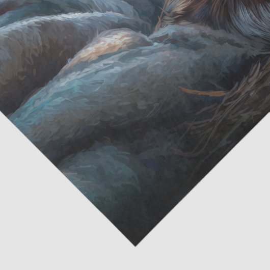 Cozy Barn Baby Goat Portrait 薄葉紙 (詳細)