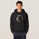 Cozy Bear Family Hug Adult Pullover Hoodie  パーカ (正面フル)