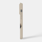 Cozy Bear in Beanie - Cute Winter Animal iPhoneケース (左側面)