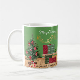 Cozy Bench Merry Christmas Mug コーヒーマグカップ