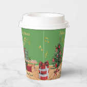 Cozy Bench Merry Christmas Paper cup 紙コップ (右)