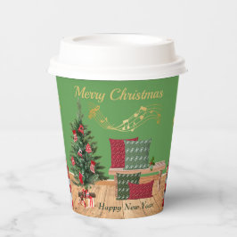 Cozy Bench Merry Christmas Paper cup 紙コップ