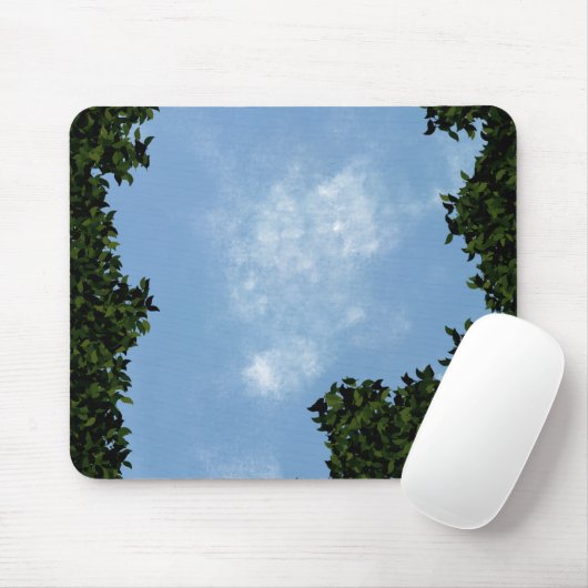 Cozy Blue nature マウスパッド (マウス)