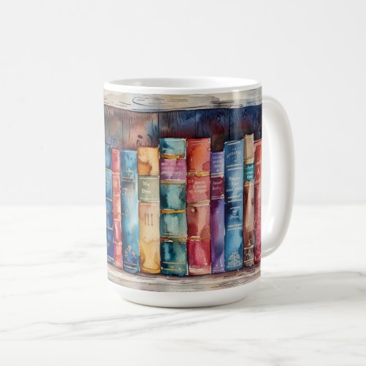 Cozy Book Lover Gift コーヒーマグカップ (正面右)