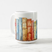 Cozy Book Lover Gift コーヒーマグカップ (正面左)