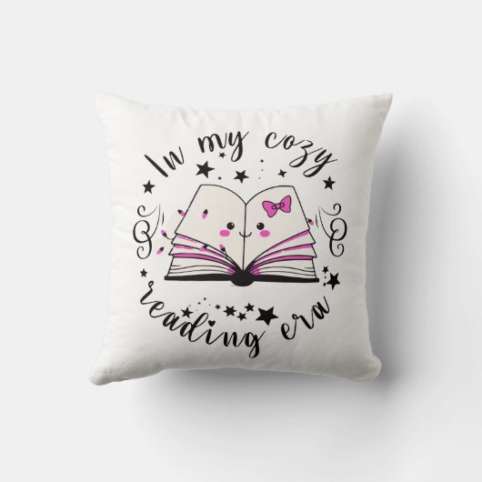 Cozy Book Lover's クッション (裏面)