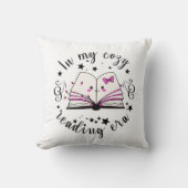 Cozy Book Lover's クッション (正面)