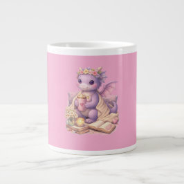 Cozy Bookish Mom Dragon Coffee Mug ジャンボコーヒーマグカップ