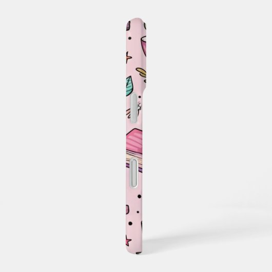 Cozy Bookworm Coffee iPhone Case Reading Lover 16ケース (右側面)