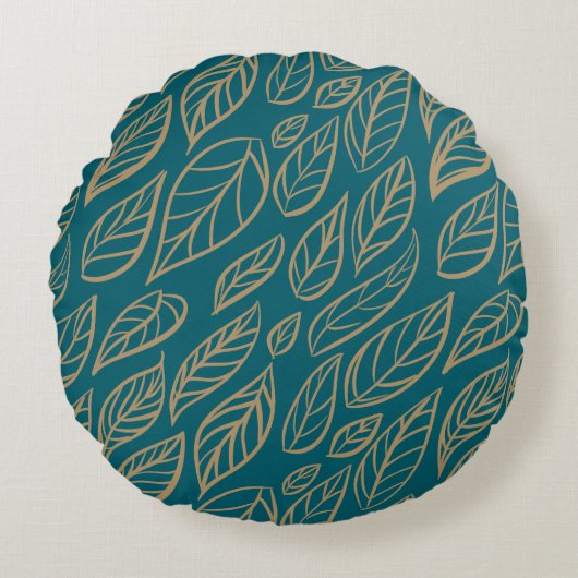 Cozy Botanical  ラウンドクッション (正面)