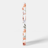 Cozy Botanical Peach Floral Polka Dot iPhone 15  Case-Mate iPhoneケース (裏面 / 左)