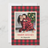 Cozy Buffalo Plaidの思い出の写真 シーズンカード (正面)