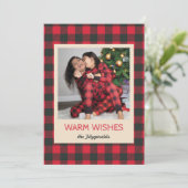 Cozy Buffalo Plaidの思い出の写真 シーズンカード (スタンド正面)