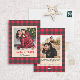 Cozy Buffalo Plaidの思い出の写真 シーズンカード