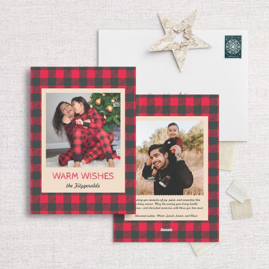 Cozy Buffalo Plaidの思い出の写真 シーズンカード