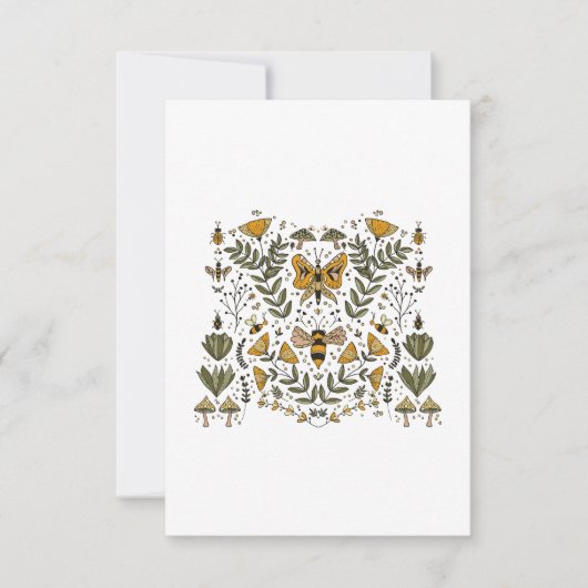 Cozy Butterfly Garden 招待状 (正面)