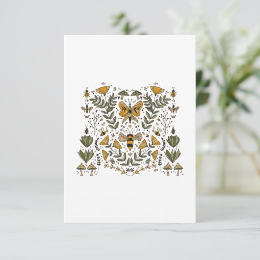 Cozy Butterfly Garden 招待状 (スタンド正面)