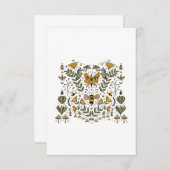 Cozy Butterfly Garden 招待状 (正面/裏面)