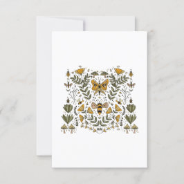 Cozy Butterfly Garden 招待状