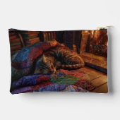 Cozy Cabin Cat Nap Scene Pouch アクセサリーポーチ (裏面)
