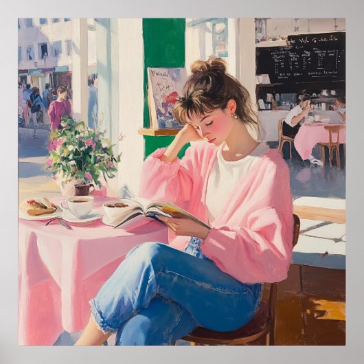 Cozy Café Daydream: Charming Art ポスター (正面)