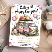 Cozy Camper Celebration 招待状