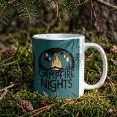 Cozy Campfire Nights Rustic Outdoor Adventure コーヒーマグカップ