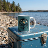 Cozy Campfire Nights Rustic Outdoor Adventure コーヒーマグカップ